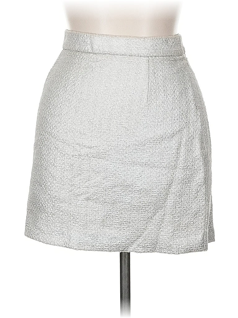 Pre-owned Carven Formal Skirt In Silver