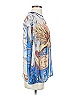 Clover Canyon 100% Polyester Graphic Blue Long Sleeve Blouse Size S - photo 4