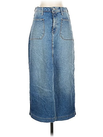Just Black Denim Skirt (view 1)