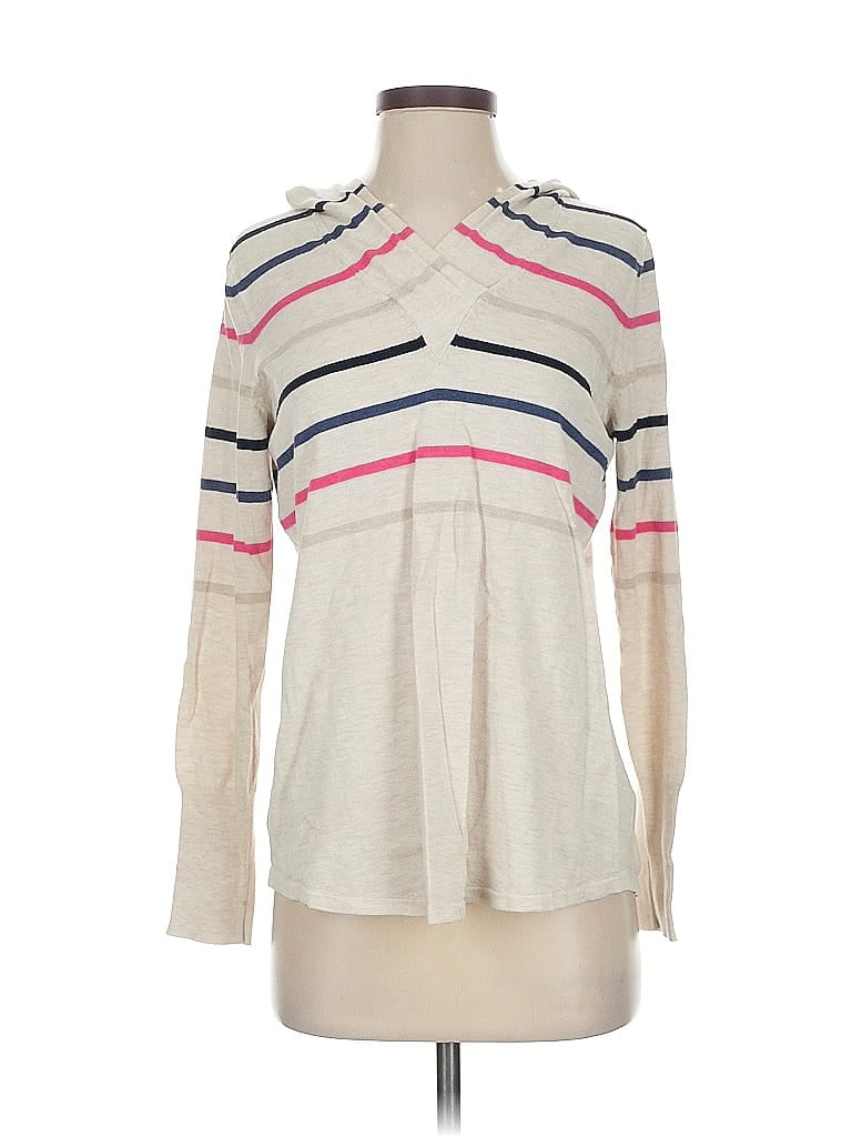 NIC + ZOE Pre-owned Pullover Sweater In White