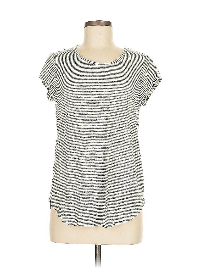 Pre-owned Rachel Zoe Tjx Short Sleeve T-shirt In Gray