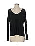 Velvet Black Long Sleeve Top Size S - photo 1