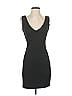 Aqua Solid Black Cocktail Dress Size S (estimated) - photo 1