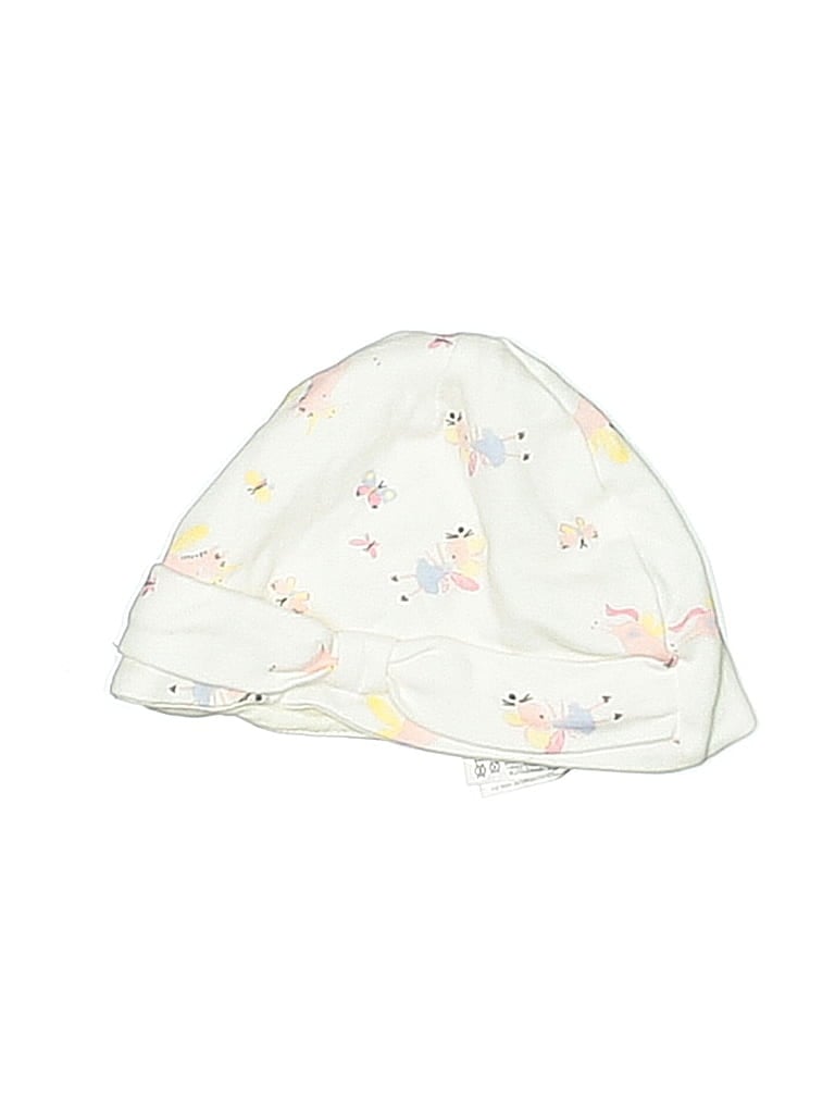 Pre-owned Primark Babies' Beanie Hat In White