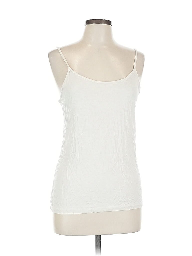 Pre-owned Merona Tank Top Ivory Strapless Neckline Tops In White