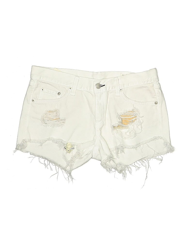 Pre-owned Rag & Bone Denim Shorts In White