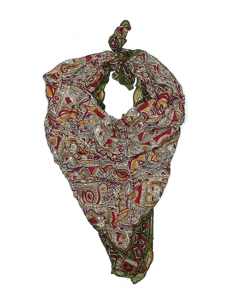Pre-owned Morgan Taylor Scarf In Green