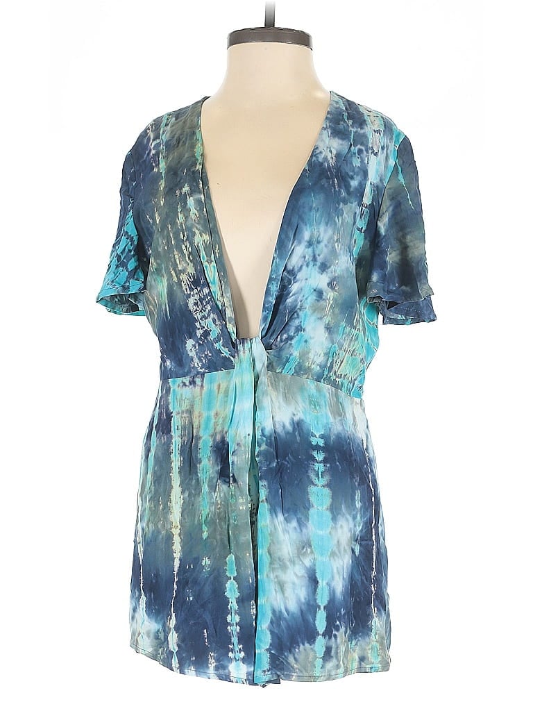 Pre-owned Blue Blush Romper In Blue