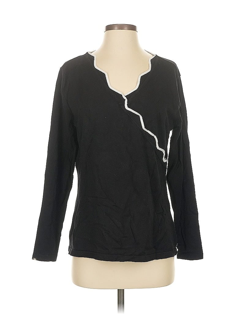 Pre-owned Assorted Brands Pullover Sweater In Black