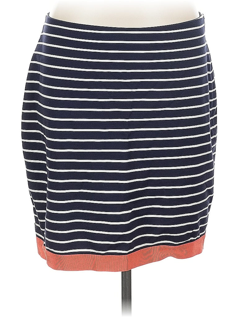 Pre-owned Ann Taylor Casual Skirt In Blue