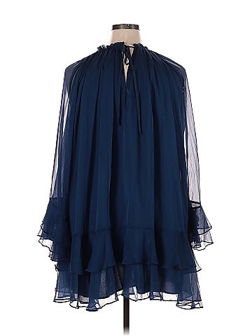 Aqua 3/4 Sleeve Blouse (view 2)