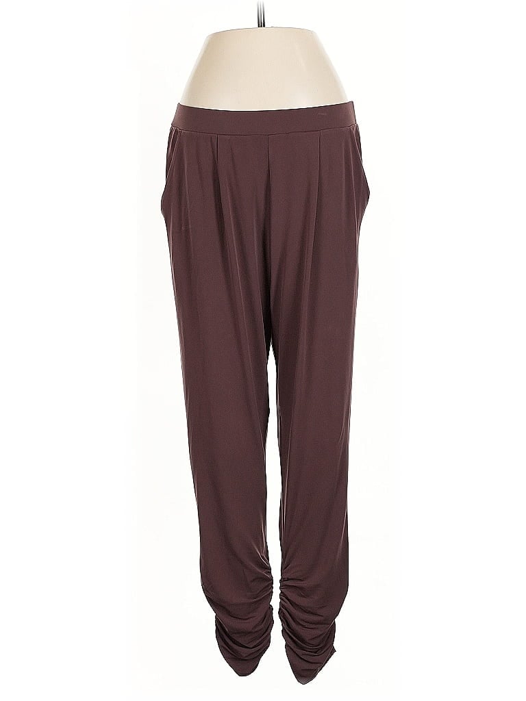Pre-owned Express Casual Pants In Burgundy