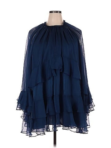 Aqua 3/4 Sleeve Blouse (view 1)