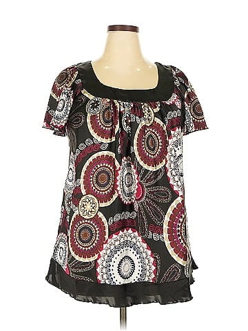 Lane Bryant Short Sleeve Blouse (view 1)