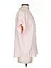Point Sur 100% Viscose Pink Short Sleeve Blouse Size S - photo 4