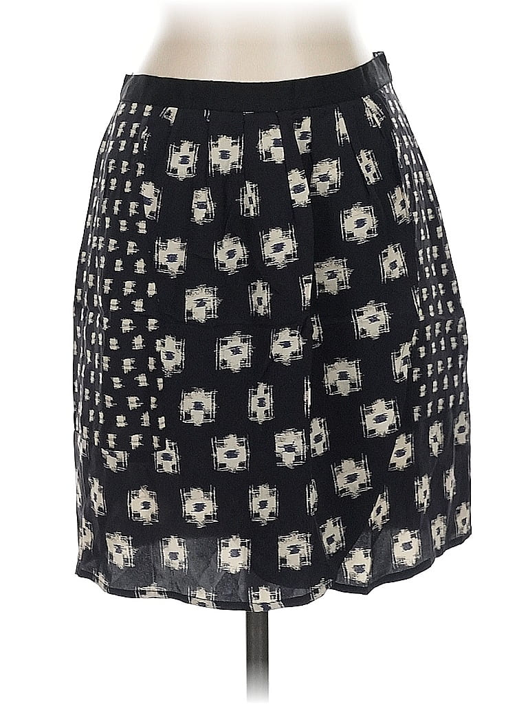 Pre-owned Joie Silk Skirt In Black