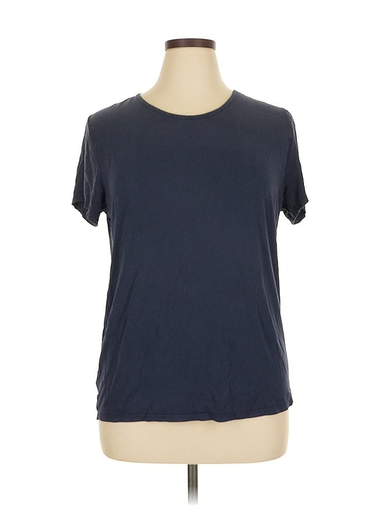 Pre-owned Assorted Brands Short Sleeve T-shirt In Blue