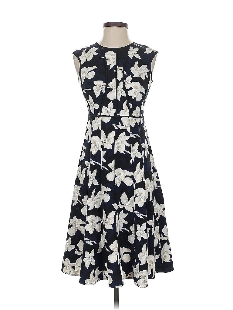 Pre-owned Ann Taylor Cocktail Dress In Blue