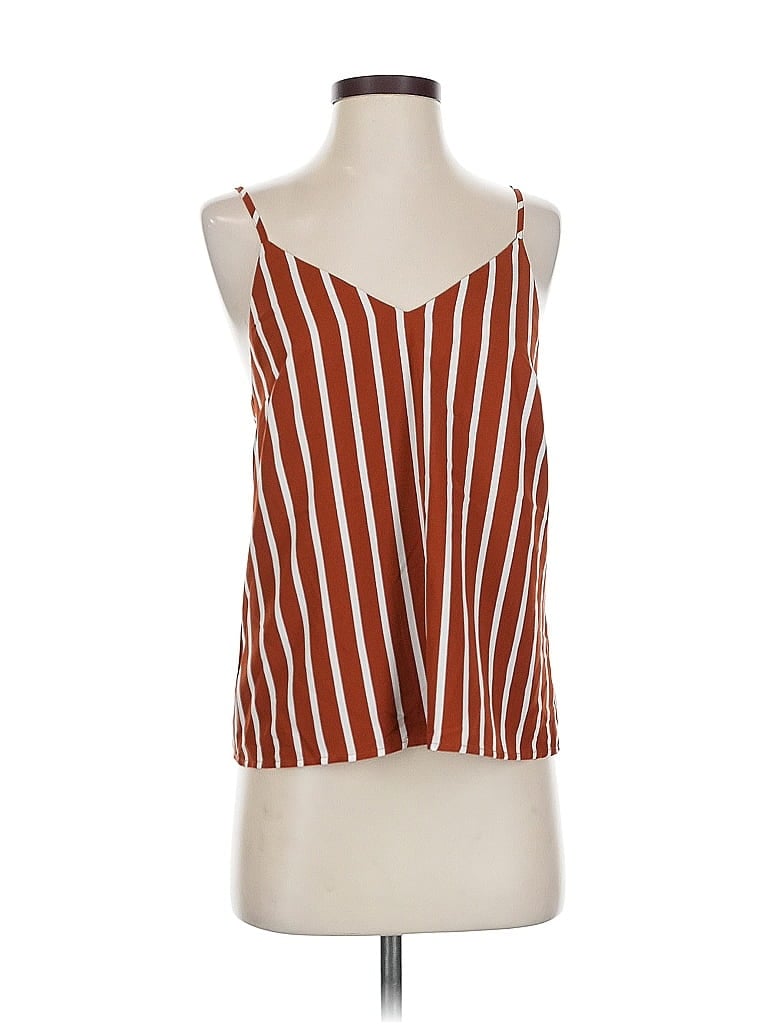Pre-owned A New Day Sleeveless Top Orange Halter Neckline Tops