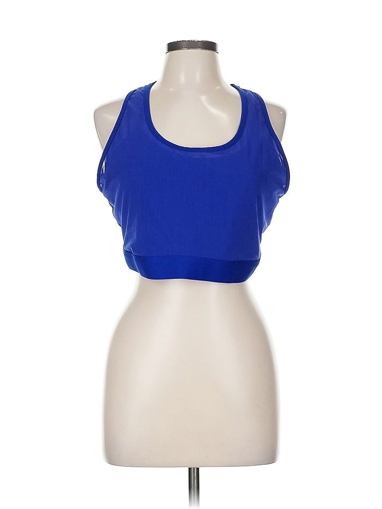 Pre-owned Fabletics Tank Top Blue Halter Neckline Tops