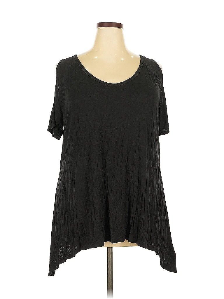 Pre-owned Unbranded Short Sleeve T-shirt In Black