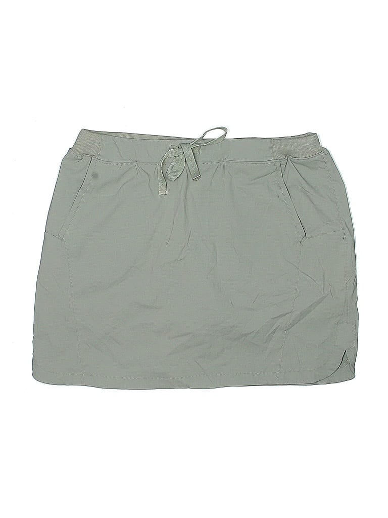 Pre-owned Te Verde Casual Skirt In Gray