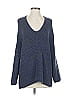 Urban Outfitters Chevron-herringbone Blue Pullover Sweater Size S - photo 1