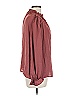 Unbranded 100% Polyester Burgundy Long Sleeve Blouse Size L - photo 4