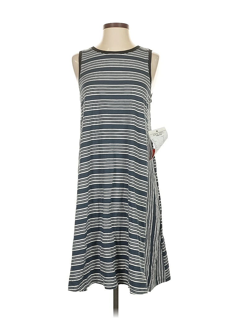 Pre-owned Ann Taylor Loft Casual Dress In Gray