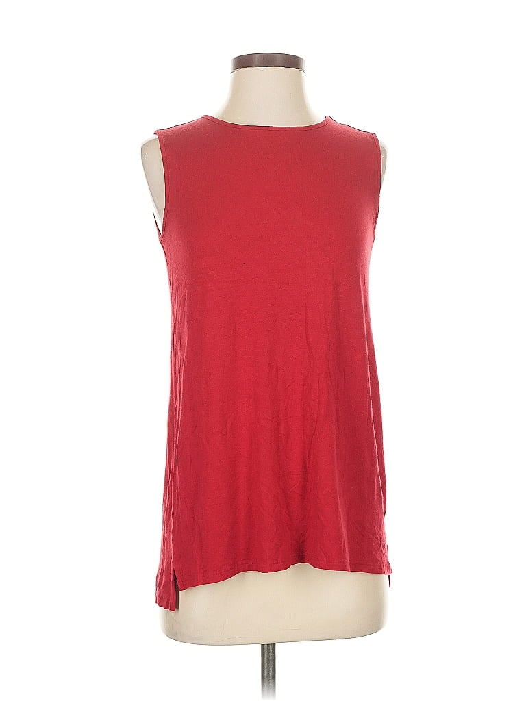 Click to view more detailed imagery on our partner's website Pre-owned Jjill Sleeveless T-shirt In Red