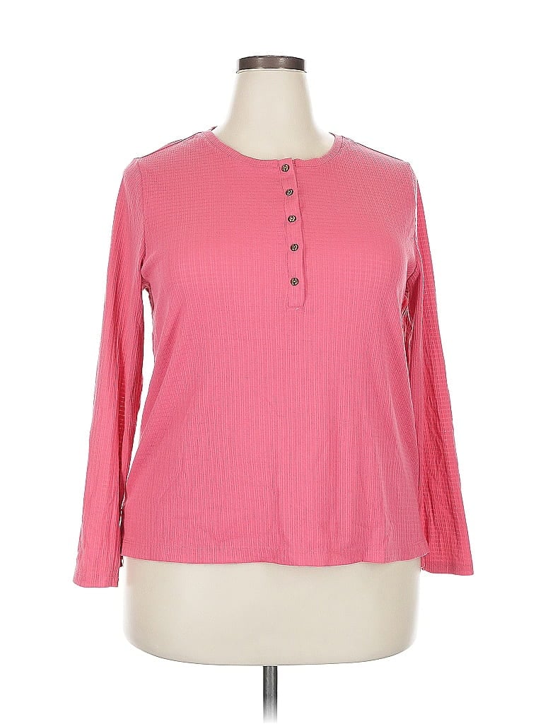 Pre-owned G.h. Bass & Co. Cardigan Sweater In Pink
