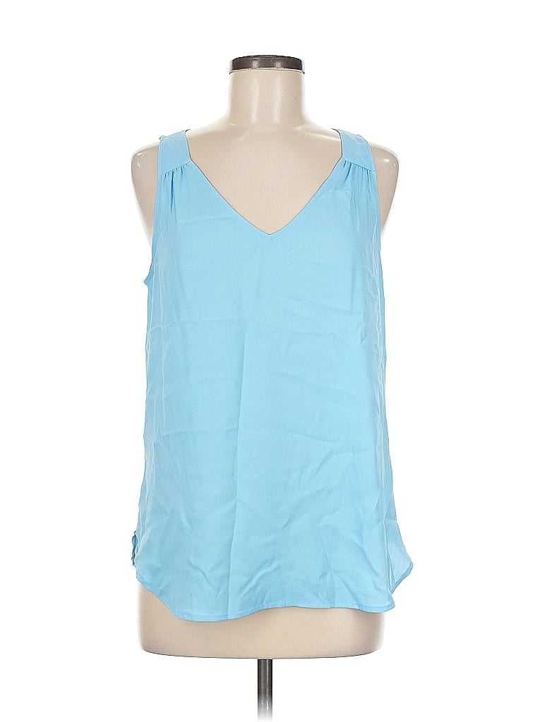 ANN TAYLOR Pre-owned Sleeveless Blouse In Blue