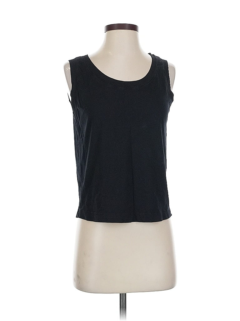 Click to view more detailed imagery on our partner's website Pre-owned Michael Stars Sleeveless Top Black Scoop Neck Tops