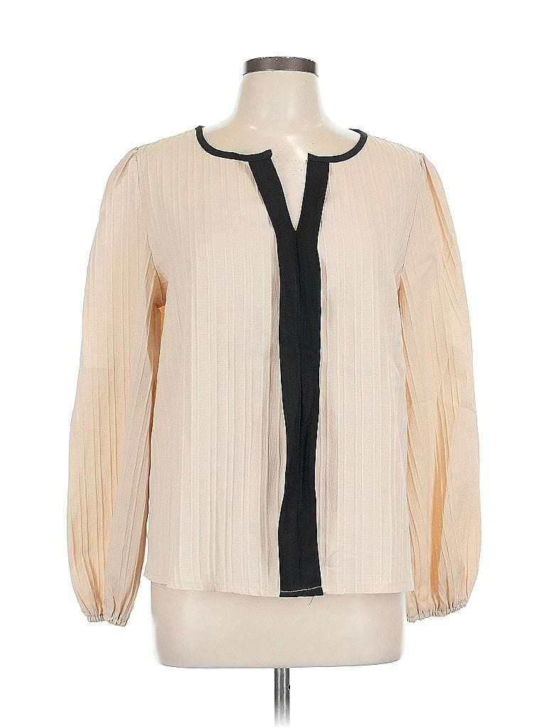 UNBRANDED Pre-owned Long Sleeve Blouse In White