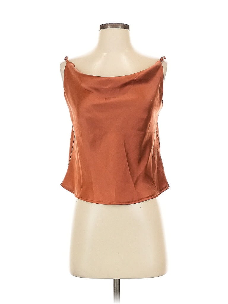 Pre-owned Showpo Sleeveless Blouse In Orange
