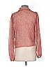 Lulus Polka Dots Pink Long Sleeve Blouse Size S - photo 2