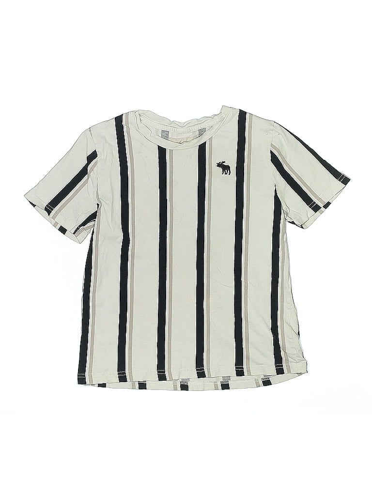 Pre-owned Abercrombie Kids' Short Sleeve T-shirt In White