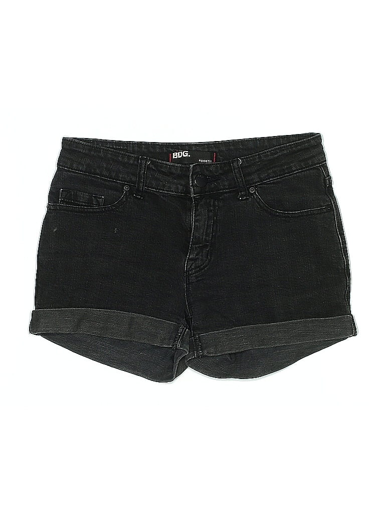 Pre-owned Bdg Denim Shorts In Black