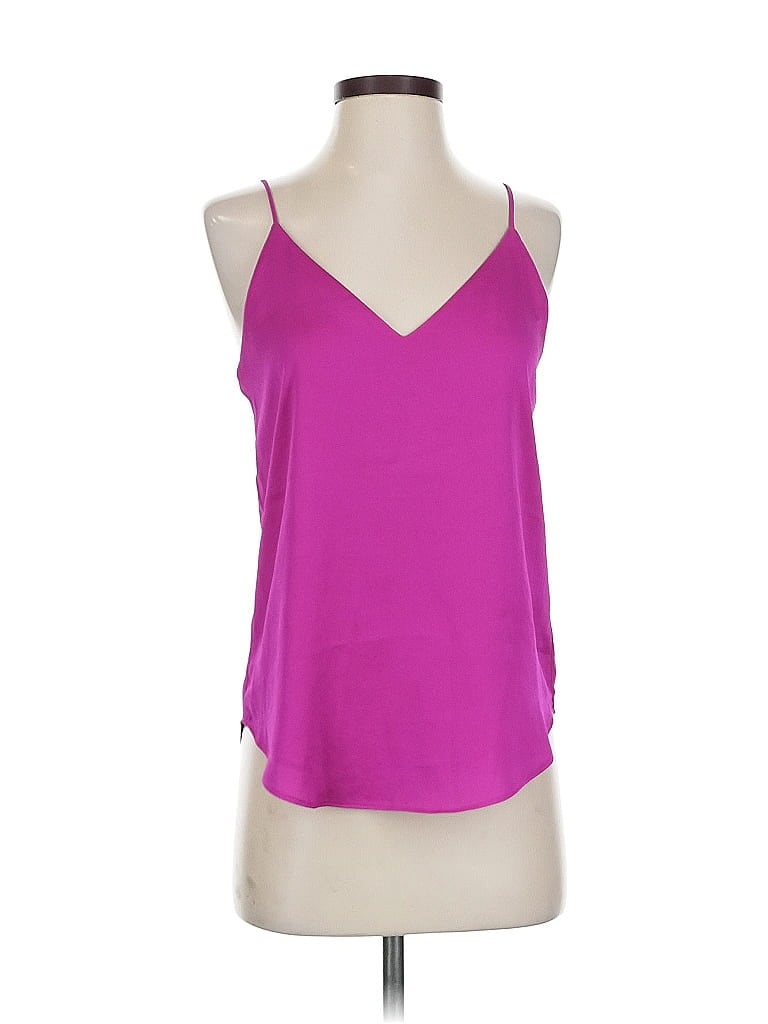 EXPRESS Pre-owned Sleeveless Top Purple Halter Neckline Tops