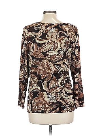 Travelers by Chico's 3/4 Sleeve T-Shirt (view 2)