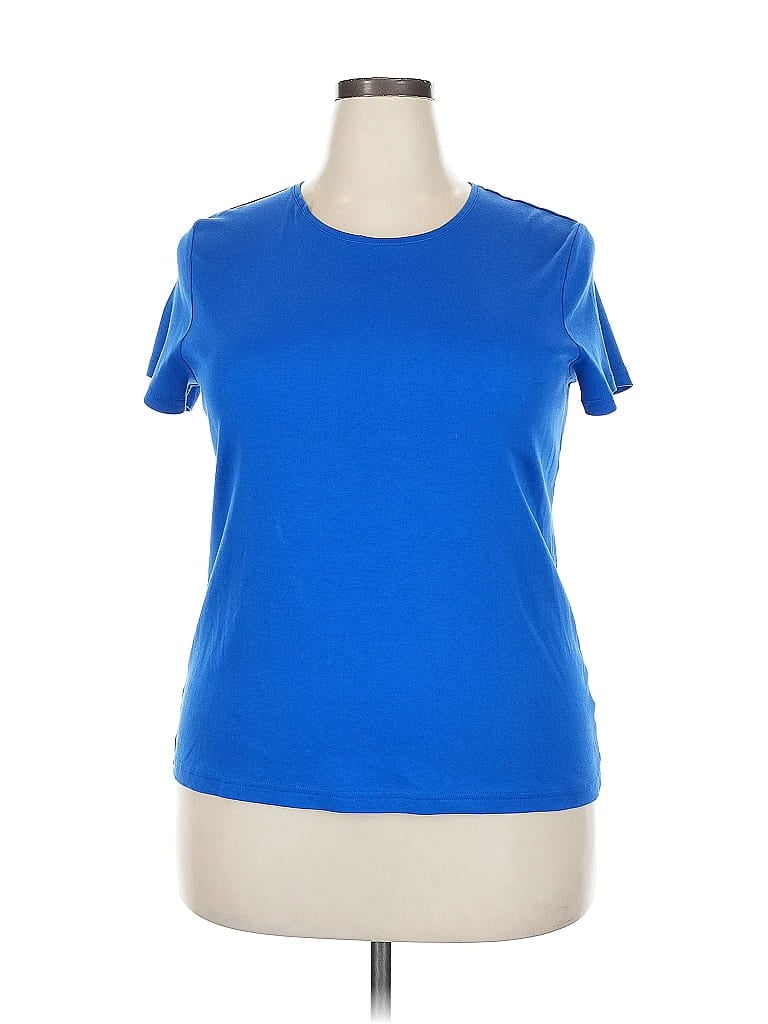 Pre-owned Croft & Barrow Active T-shirt In Blue