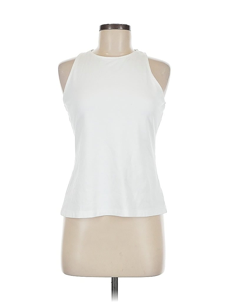 ADRIENNE VITTADINI Pre-owned Tank Top White Halter Neckline Tops