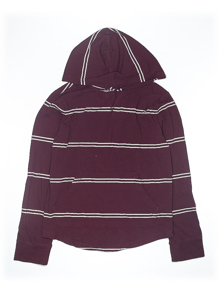 Pre-owned Sonoma Goods For Life Kids' Zip Up Hoodie In Burgundy