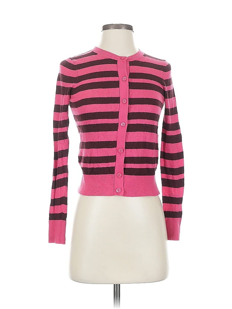 Pre-owned Ann Taylor Loft Cardigan Sweater In Pink