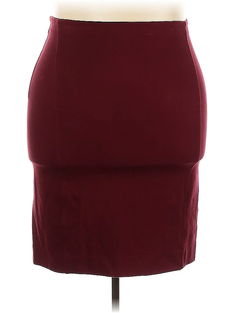Click to view more detailed imagery on our partner's website Pre-owned Mm. Lafleur Casual Skirt In Burgundy