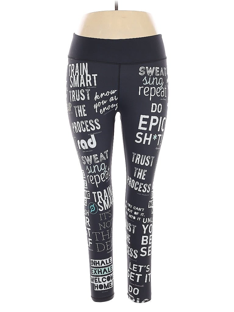 Pre-owned Assorted Brands Leggings In Black