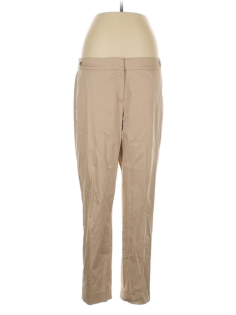 Pre-owned Jones New York Collection Casual Pants In Brown