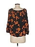 Sanctuary 100% Recycled Polyester Orange 3/4 Sleeve Blouse Size M - photo 2