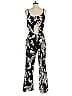 Bobeau 100% Polyester Graphic Black Jumpsuit Size XS - photo 2