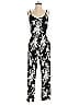 Bobeau 100% Polyester Graphic Black Jumpsuit Size XS - photo 1